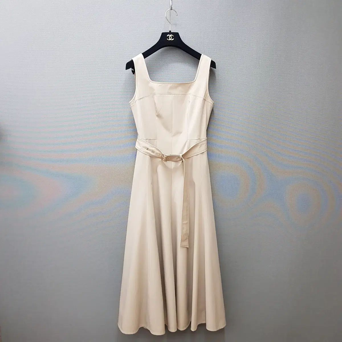 ミシャ 2025 スクエアネック ベルト Aライン ロング ONE PIECE XS サイズ