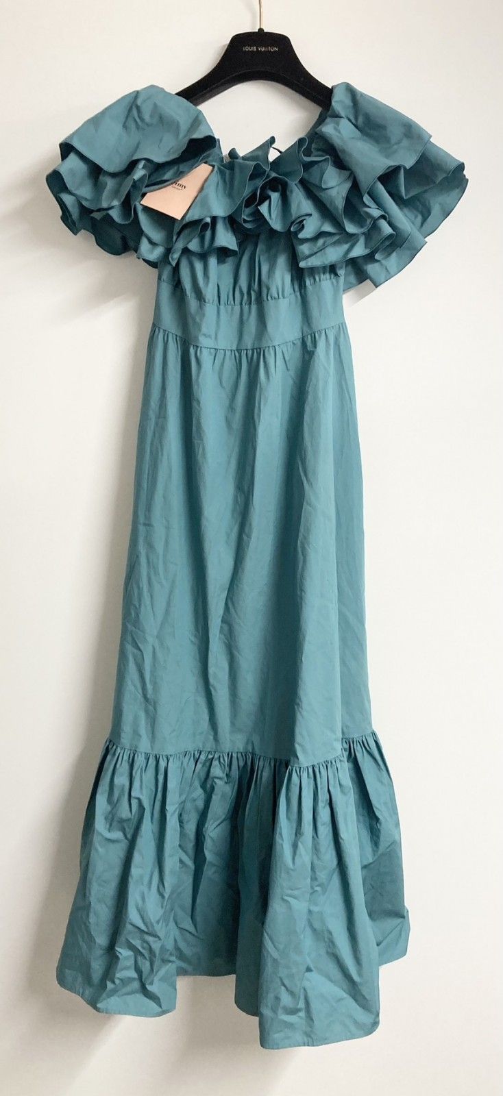 eimy istoire エイミーイストワール フリルオフショルダー マキシワンピース 1121330722-1