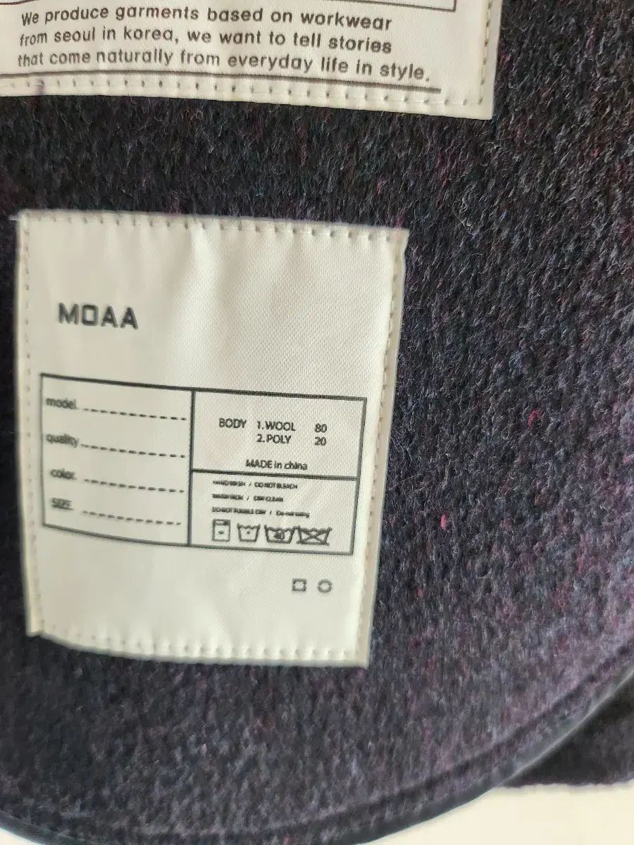 MOAA ウールジャケット