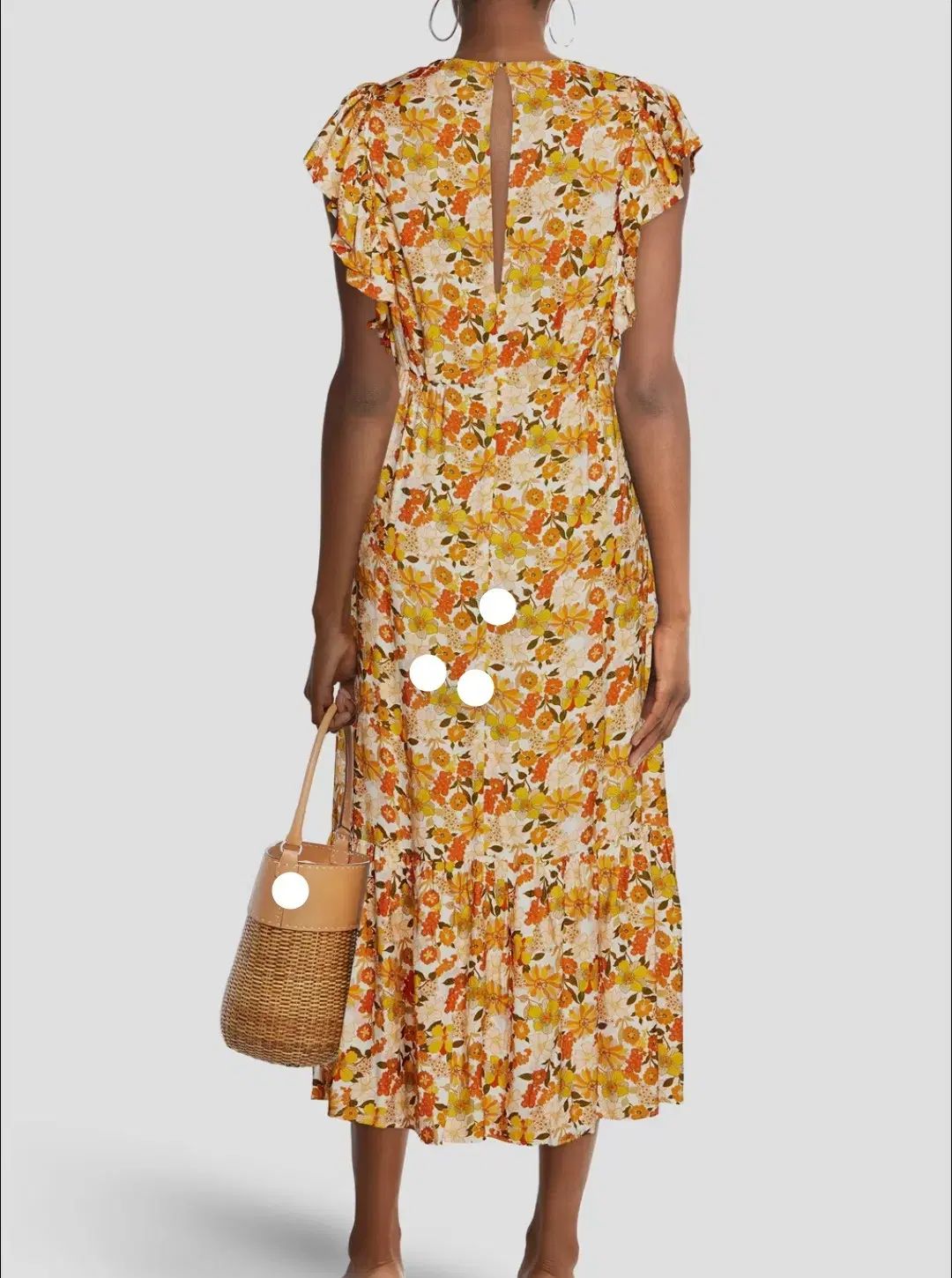 サンドロ フローラル プリント ONE PIECE 34サイズ