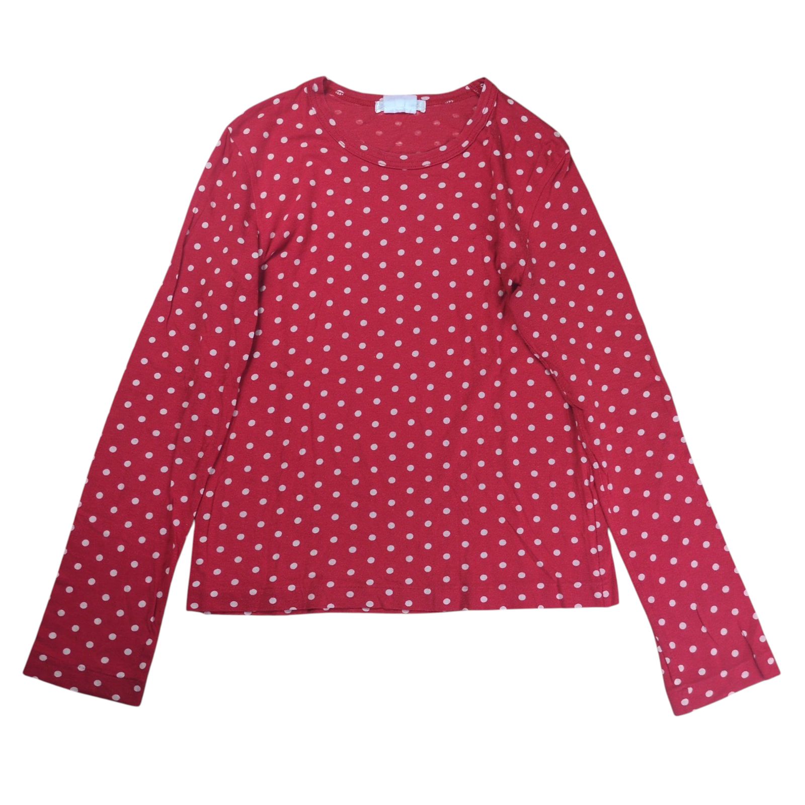 COMME des GARCONS Polka Dots Pattern Long Sleeve Cut Sew