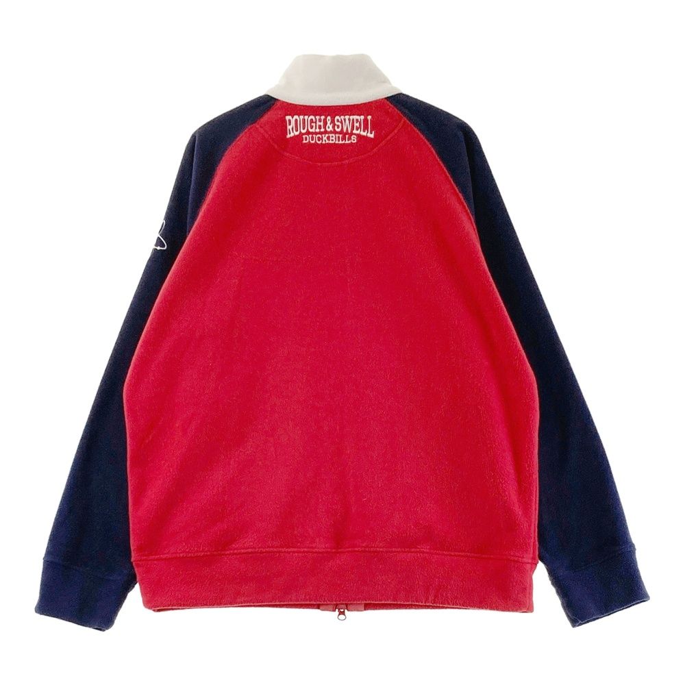 サイズ L ROUGH-SWELL ラフアンドスウェル Duckbills RSM-21214 フリース ジップジャケット レッド系 240101408859 ゴルフウェア メンズ ストスト