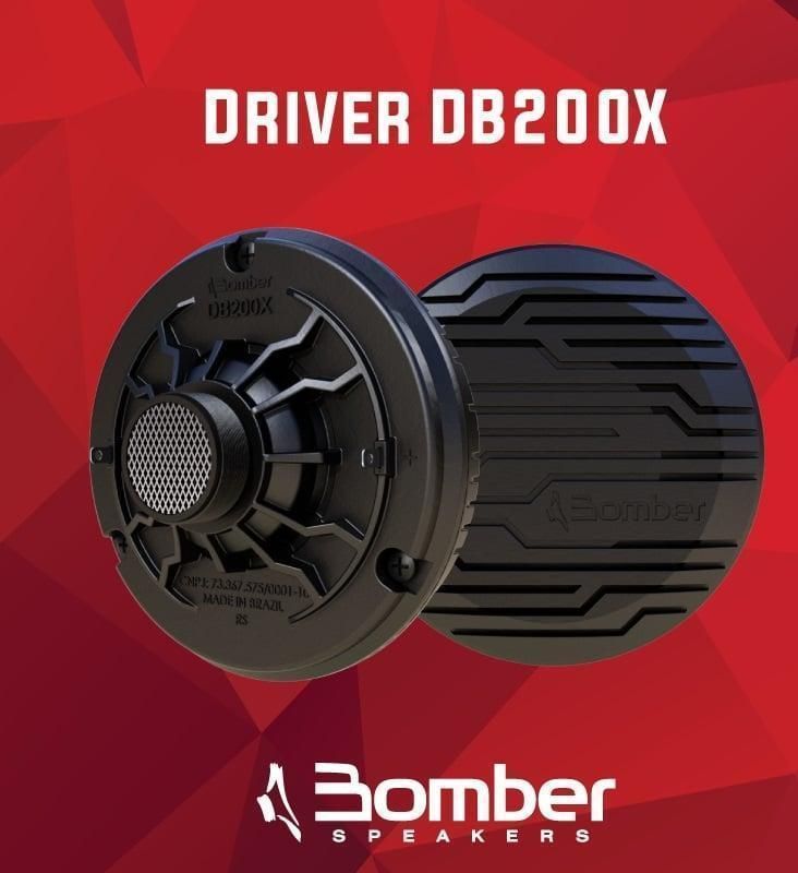 2個セット Bomber DB200x ドライバー 1インチ ８Ω 150W カーオーディオ カースピーカー