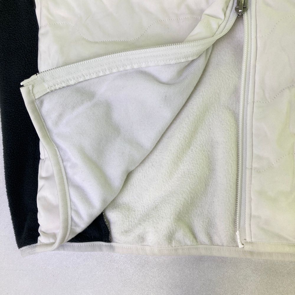 中綿ジップジャケット ホワイト系