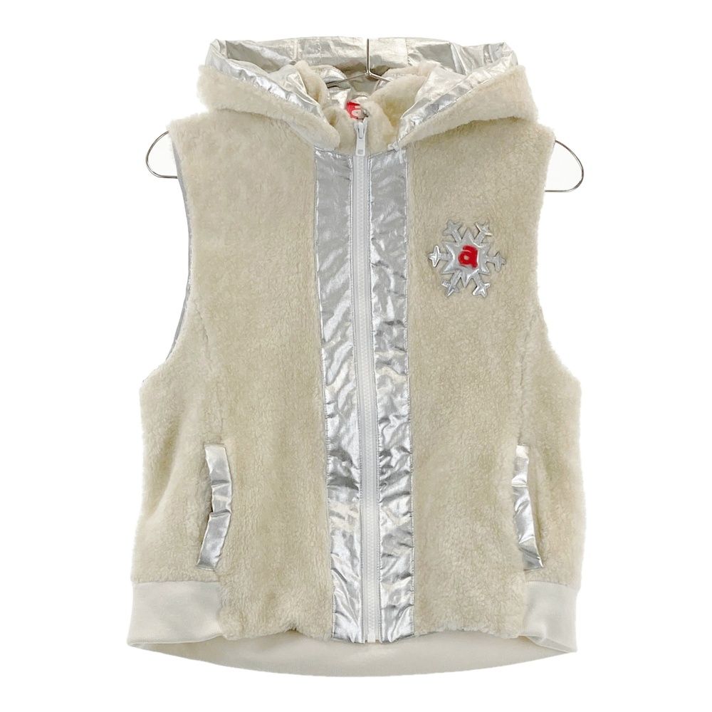 サイズ 38 ARCHIVIO アルチビオ 2way ボア 蓄熱ジップベスト ブラウン系 240101425089 ゴルフウェア レディース ストスト