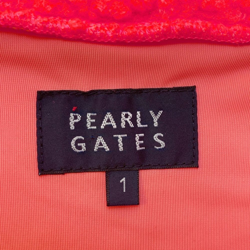 サイズ：1 PEARLY GATES パーリーゲイツ ボア ハーフジップワンピース