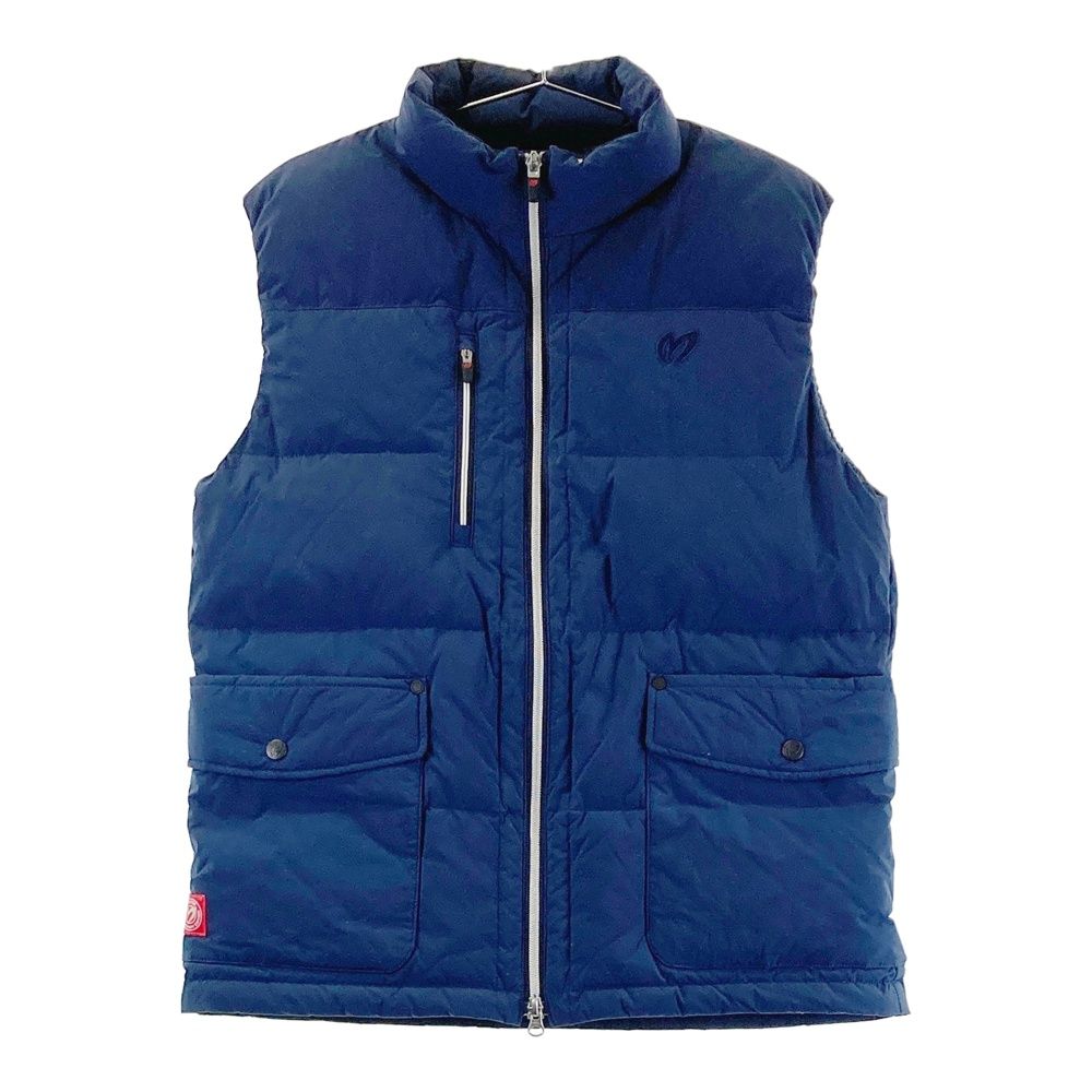 サイズ 5 MASTER BUNNY EDITION マスターバニーエディション ダウン ジップベスト ネイビー系 240101436869 ゴルフウェア メンズ ストスト