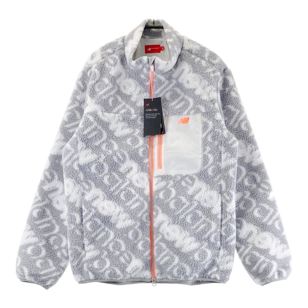 サイズ 5 NEW BALANCE GOLF ニューバランス ボア フリースジャケット グレー系 240101459949 ゴルフウェア メンズ ストスト