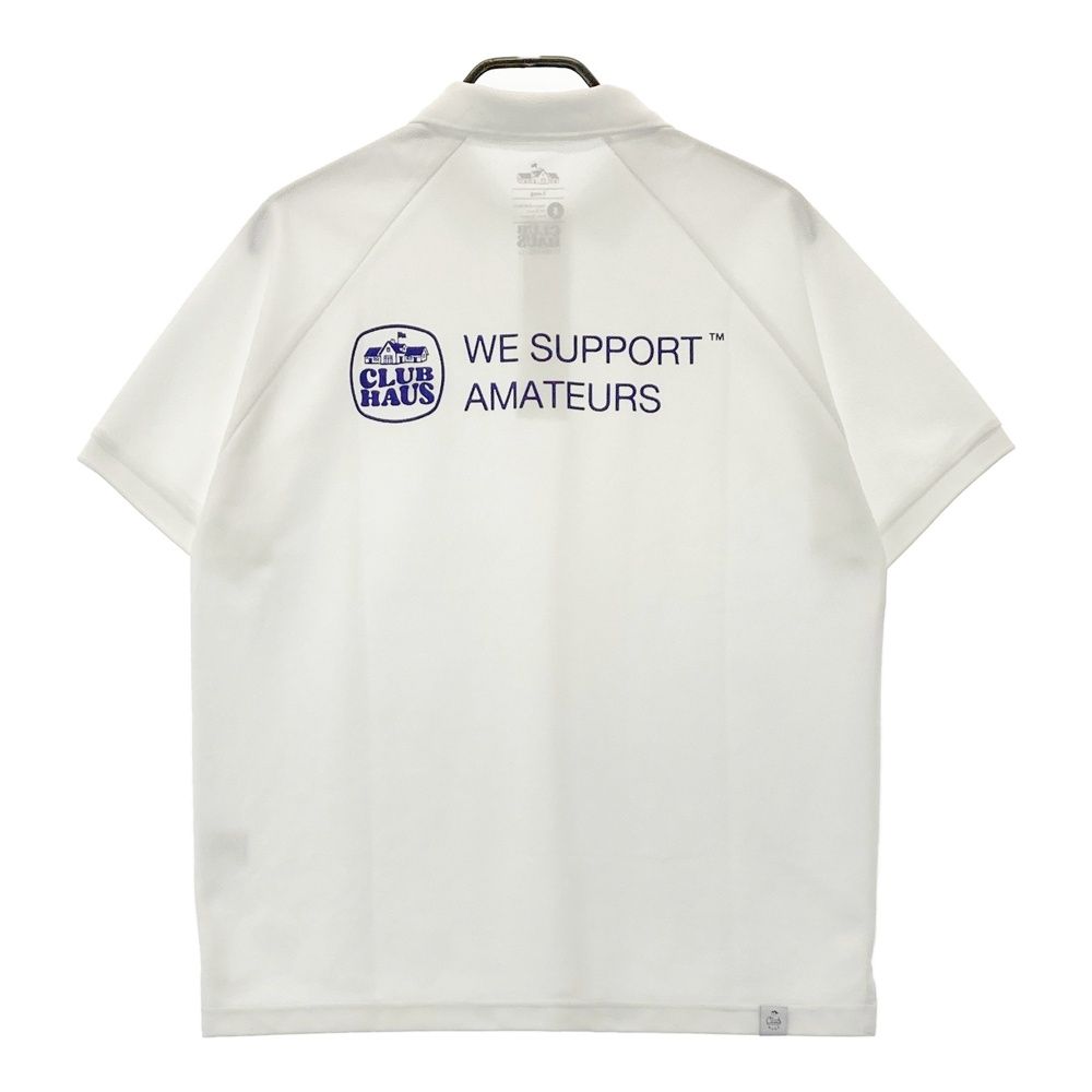 サイズ 5 CLUBHAUS クラブハウス 半袖ポロシャツ ホワイト系 240101538562 ゴルフウェア メンズ ストスト