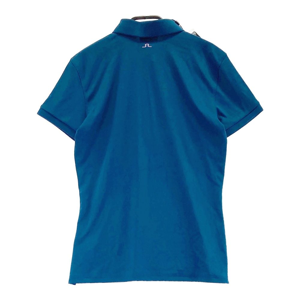 サイズ M J ジェイリンドバーグ 半袖ポロシャツ ブルー系 ゴルフウェア レディース ストスト