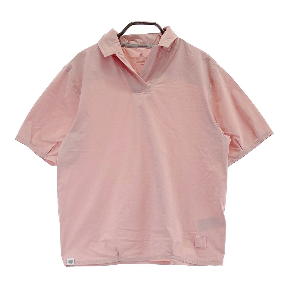 サイズ：L ADIDAS GOLF アディダスゴルフ H64647 スキッパー 半袖