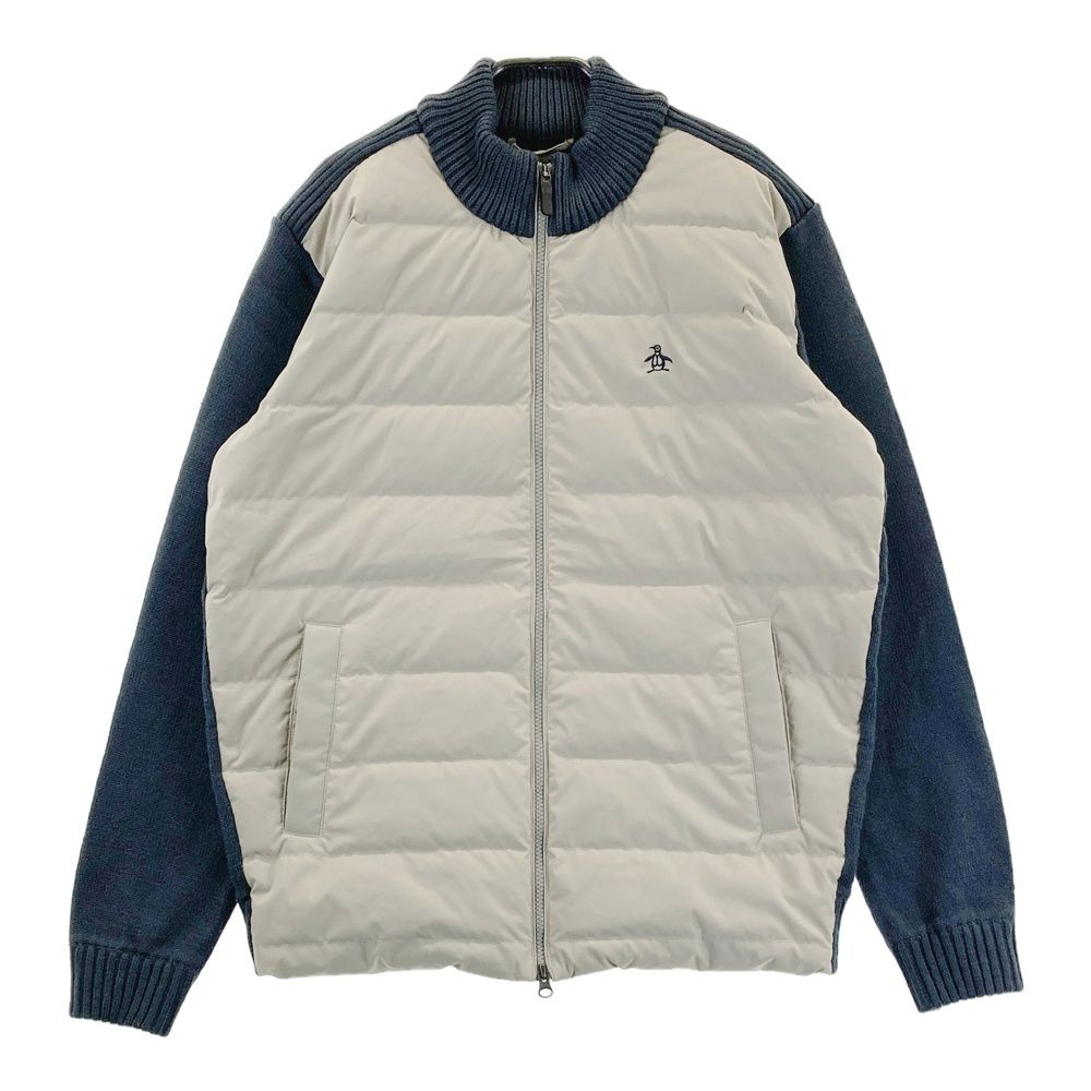 サイズ LL MUNSING WEAR マンシングウェア ニット切替 ダウンジャケット ベージュ系 240101555178 ゴルフウェア メンズ ストスト