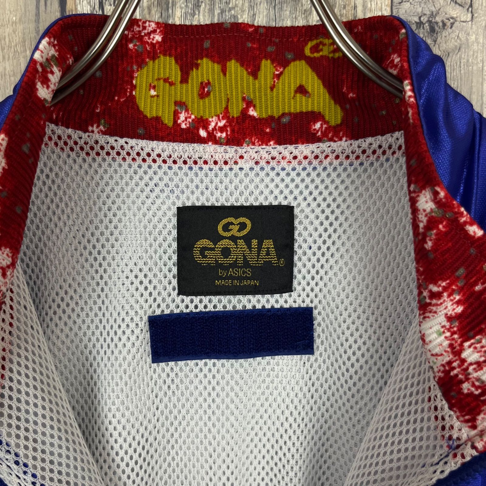 GONA by ASICS ゴナ アシックス MADE IN JAPAN 日本製 ハーフジップ