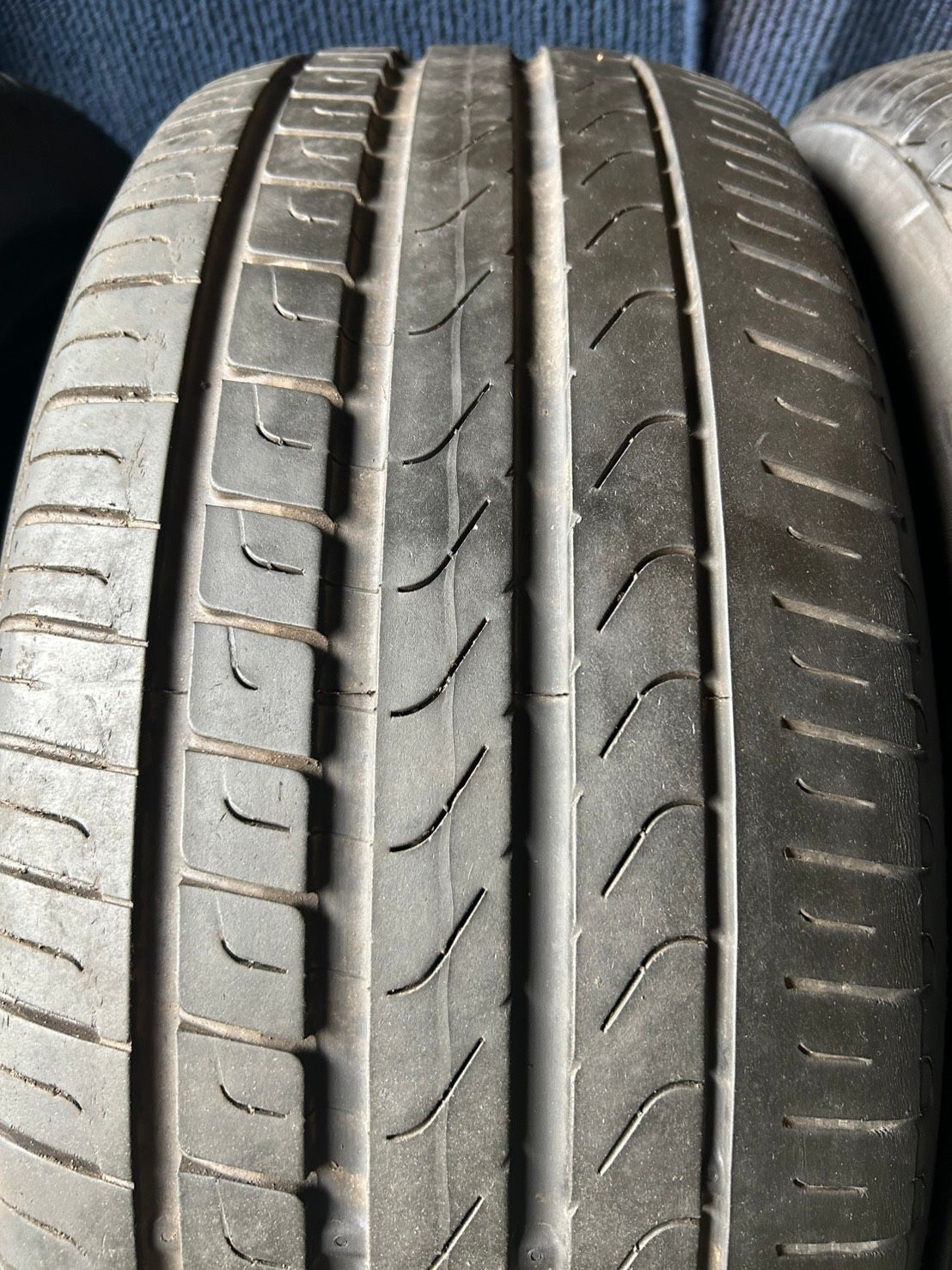 造 溝7 5～9分山 PIRELLI CintuRatoP 7 4本 225 50 R 17 ランフラット 1本パンク修理痕あり ASP 3323