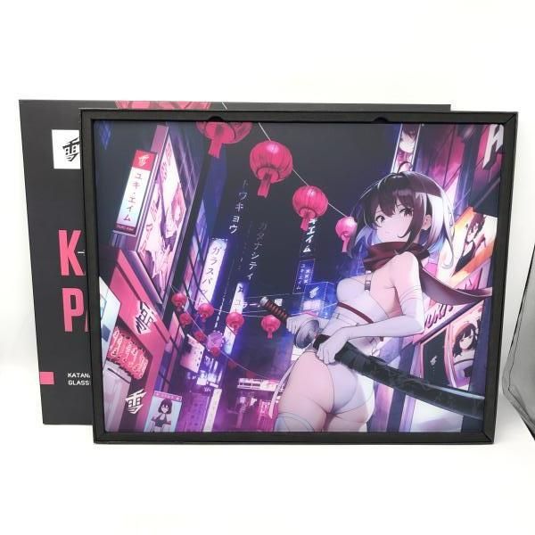 Yuki Aim Katana Glass Mousepad 2025 ガラスマウスパッド ya-gp-24-katana-l-d1 6