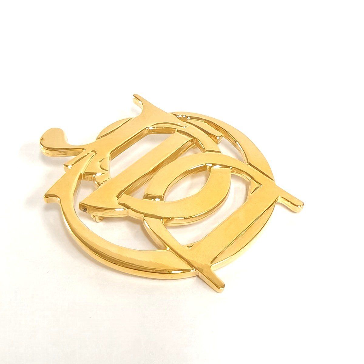 Christian Dior クリスチャン・ディオール エンブレム ロゴ ブローチ