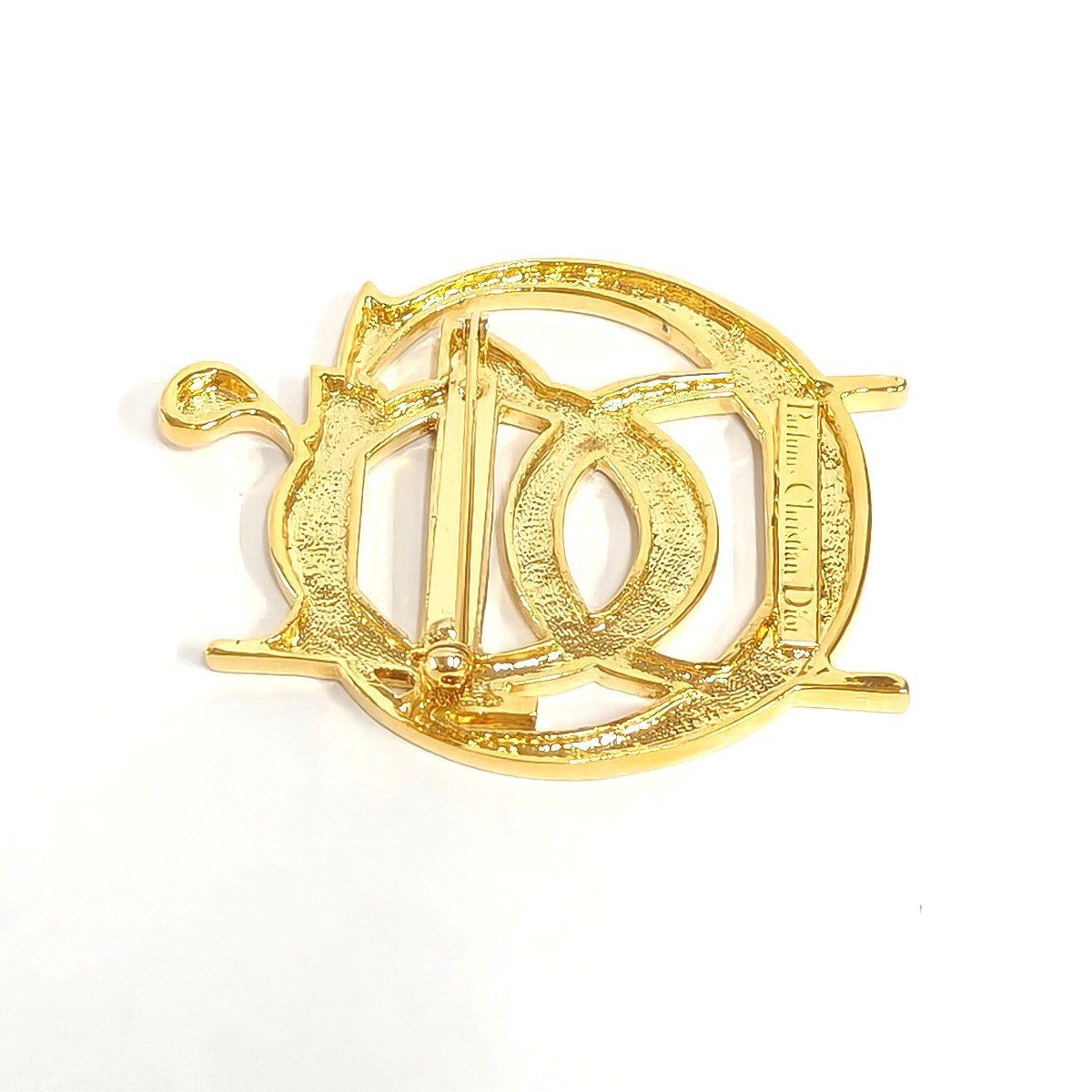 Christian Dior クリスチャン・ディオール エンブレム ロゴ ブローチ