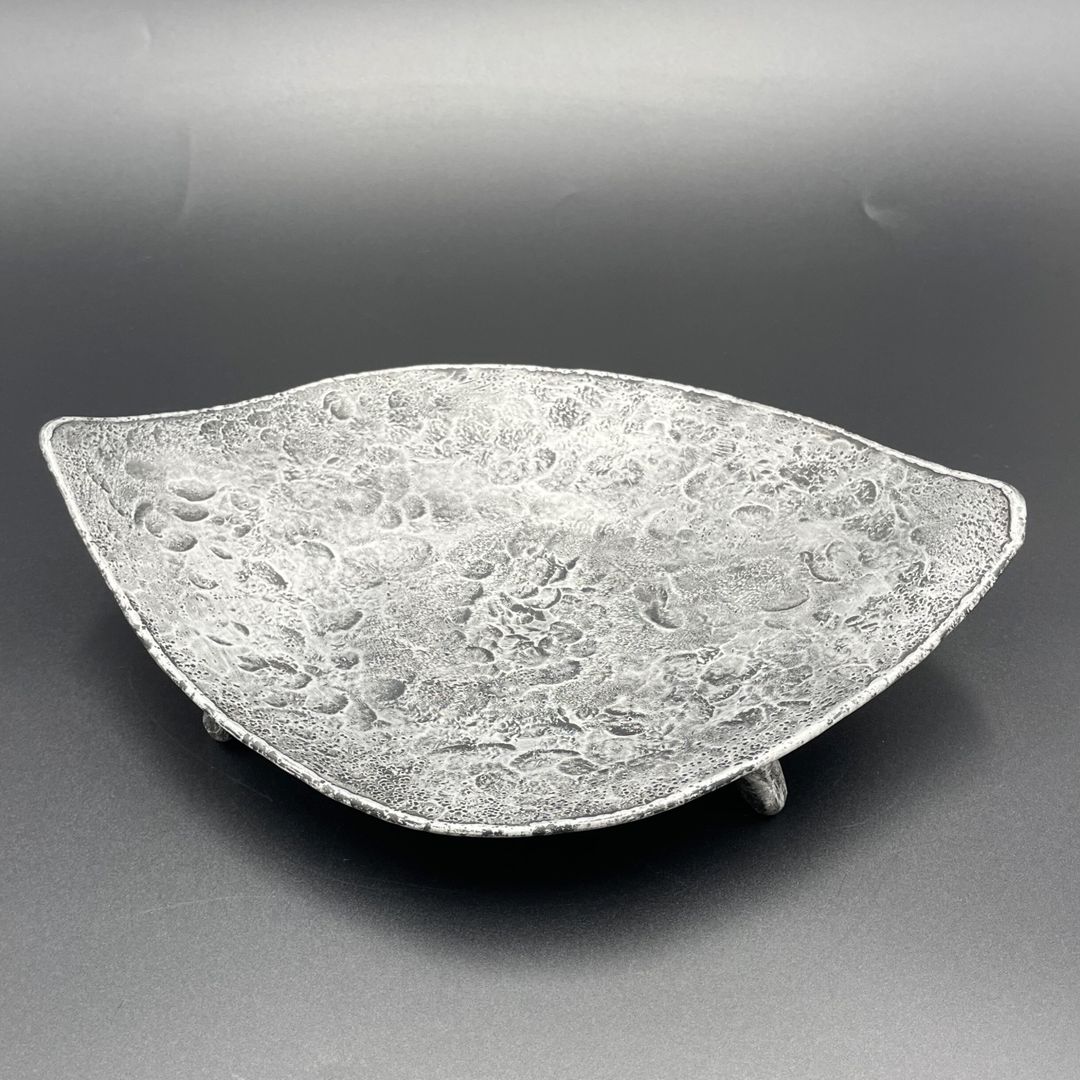 アルミの風合いを楽しむトレイ 小物入れ ハンドメイド SV006