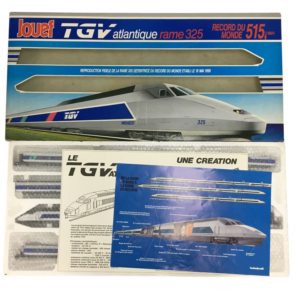 JOUEF 7482 フランス国鉄 SNCF TGV ATLANTIQUE アトランティーク 11両セット HOゲージ 鉄道模型 N10533634
