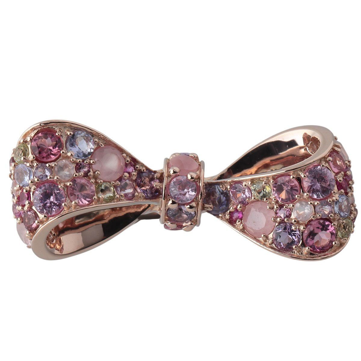 ビズー マルチカラージュエル サクラリュバン リング マルチ