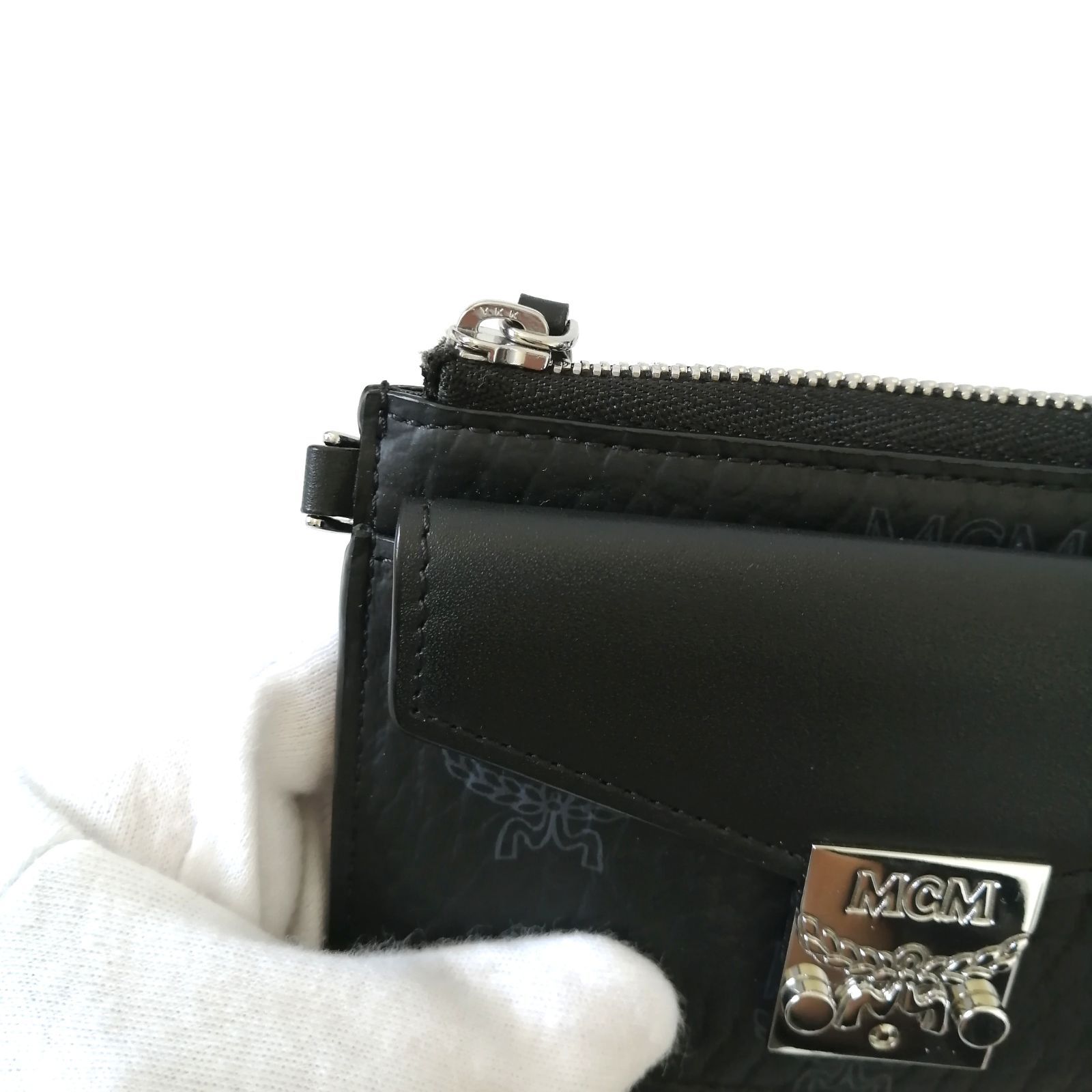 MCM トレーシー ジップカードケース ヴィセトス フラグメントケース コインケース キーケース ブラック 191