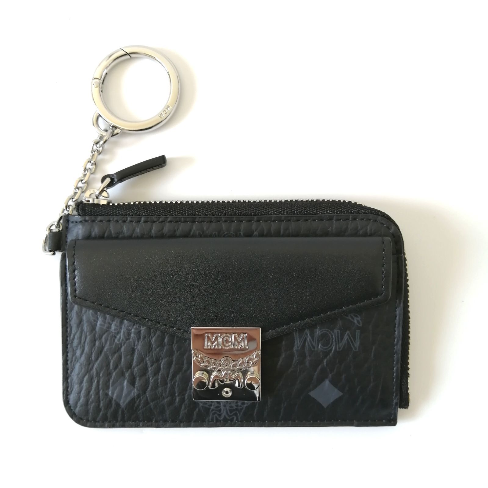 MCM トレーシー ジップカードケース ヴィセトス フラグメントケース コインケース キーケース ブラック 191
