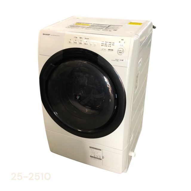 25-2510 シャープ 7 kg ドラム式洗濯乾燥機 ES-S H-WR 2025年製 SHARP 洗濯機