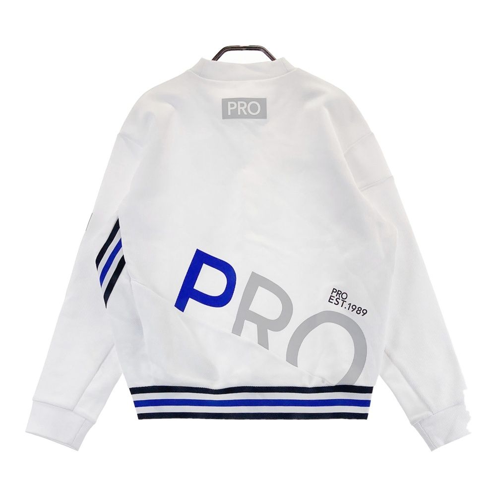 サイズ 1 PEARLY GATES パーリーゲイツ モデル 異素材切替 モックネック長袖Tシャツ ホワイト系 240101543006 ゴルフウェア レディース ストスト