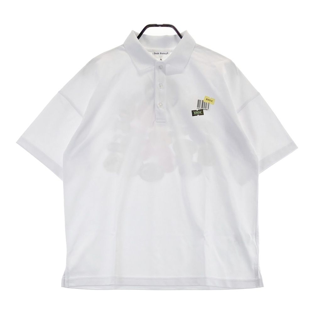 サイズ 4 JACK BUNNY ジャックバニー モデル 半袖ポロシャツ ホワイト系 240101548984 ゴルフウェア メンズ ストスト