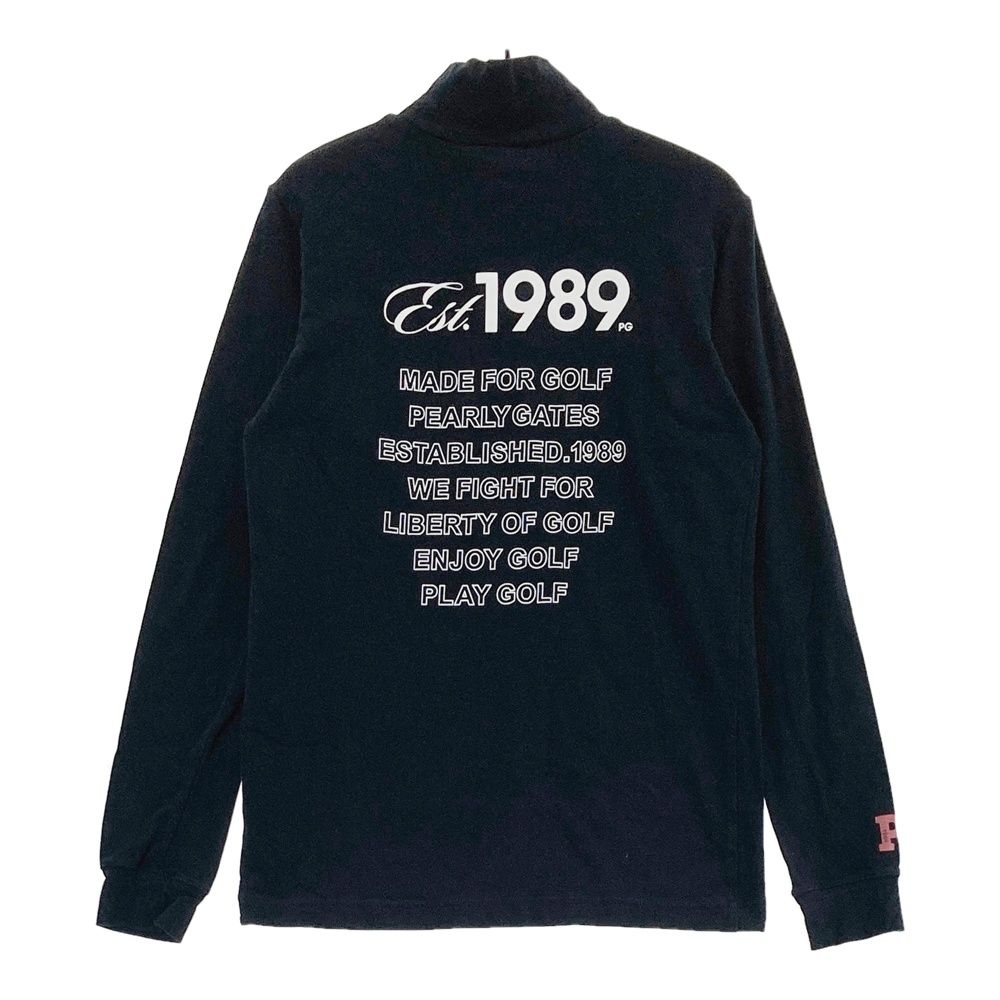 サイズ 0 PEARLY GATES パーリーゲイツ 長袖ハイネックTシャツ ネイビー系 240101551890 ゴルフウェア レディース ストスト