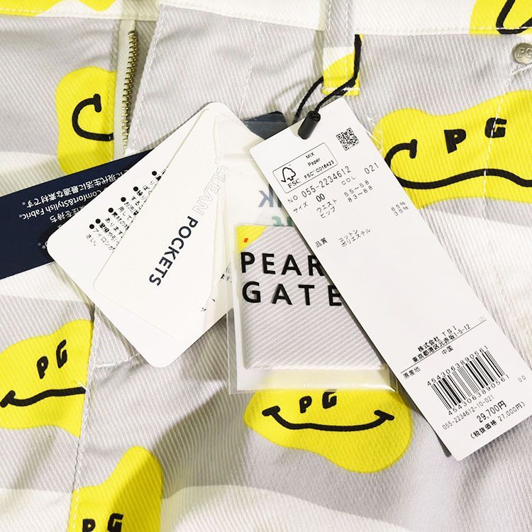 新古品 パーリーゲイツ｜レディース｜00 SS相当 ｜スカート｜ グレー系｜春秋｜古着ゴルフウェア LLC-HASEGAWATOSO_COM