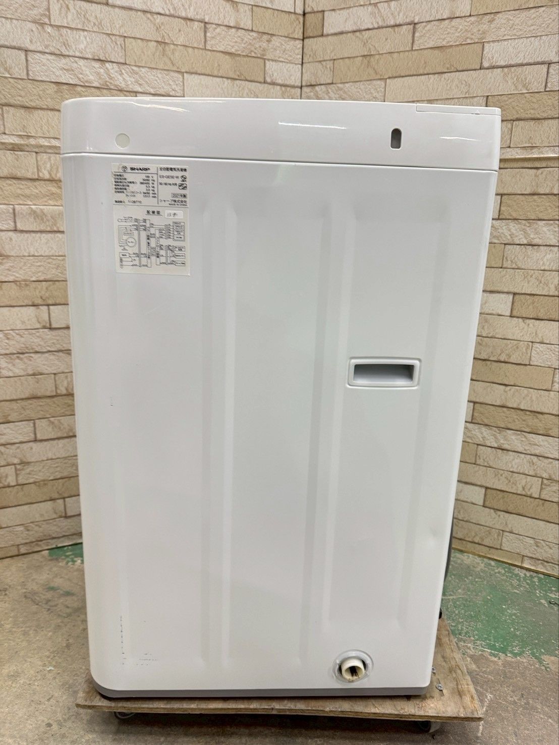 大阪送料無料☆3か月保障付き☆洗濯機☆シャープ☆5.5kg☆2021年☆ES 
