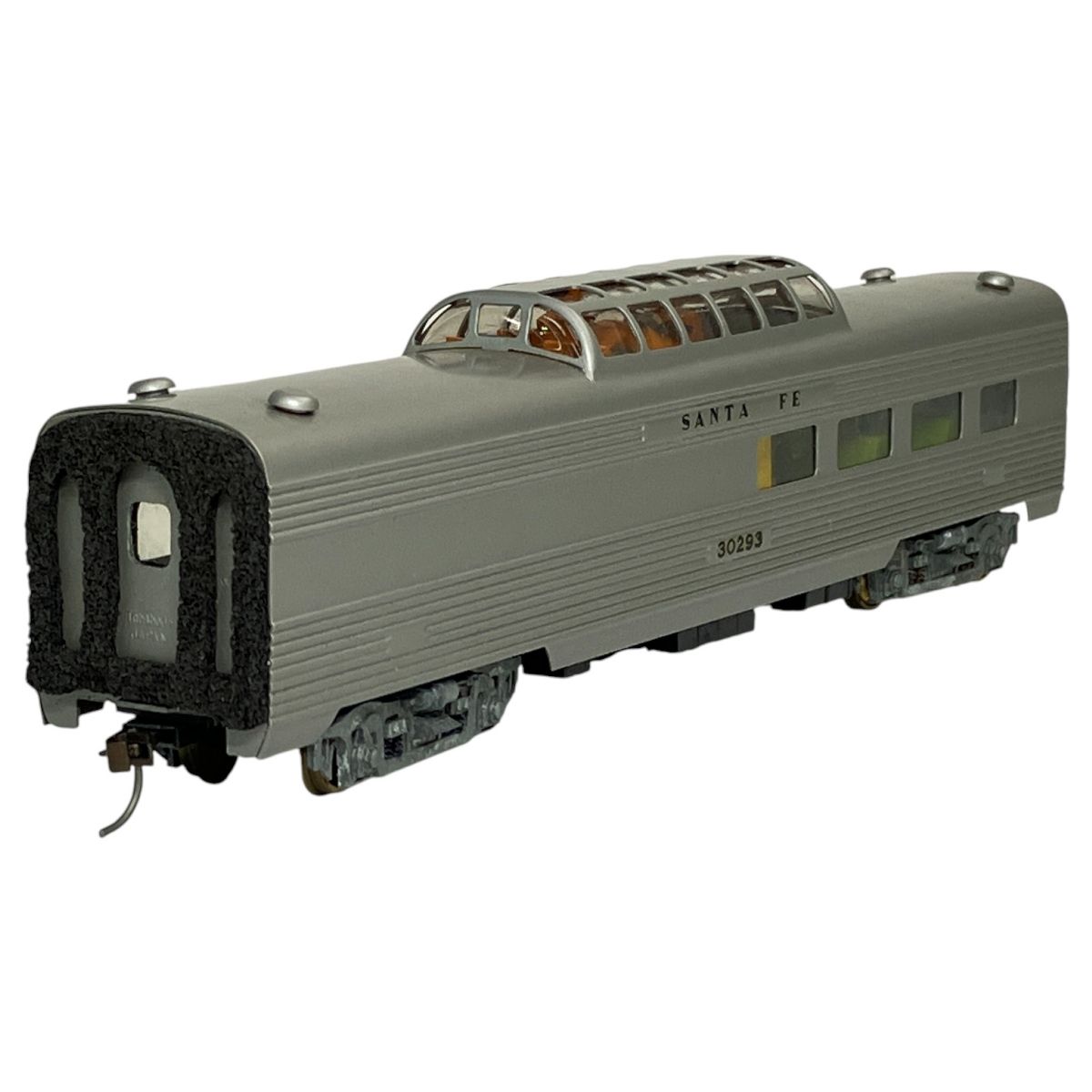 天賞堂 405 サンタフェ鉄道 ストリームライナー ドーム付き客車 HOゲージ 鉄道模型 ジャンク N10515234