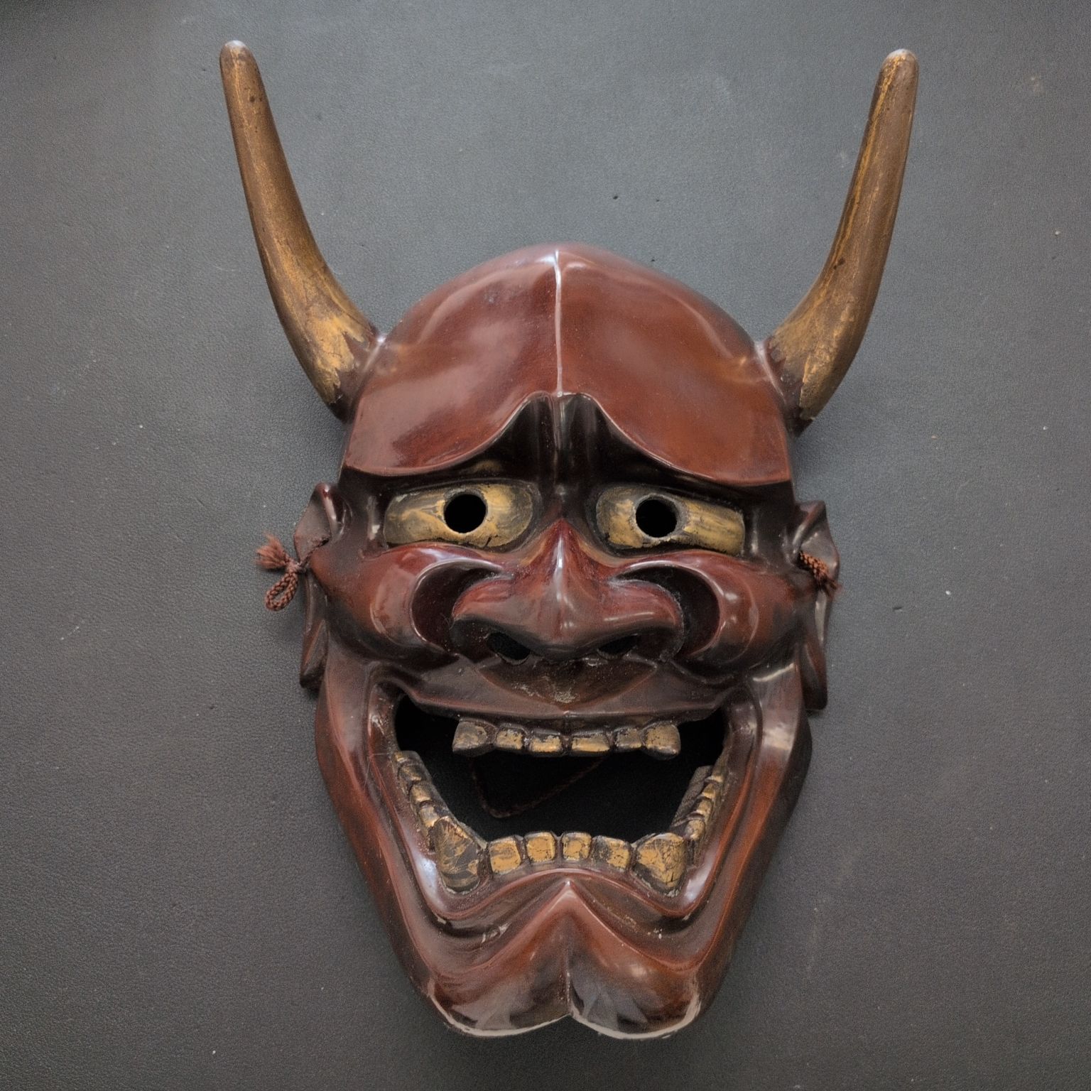 社芸社 能面 お面 鬼面 木彫り 備中神楽面 双藝社