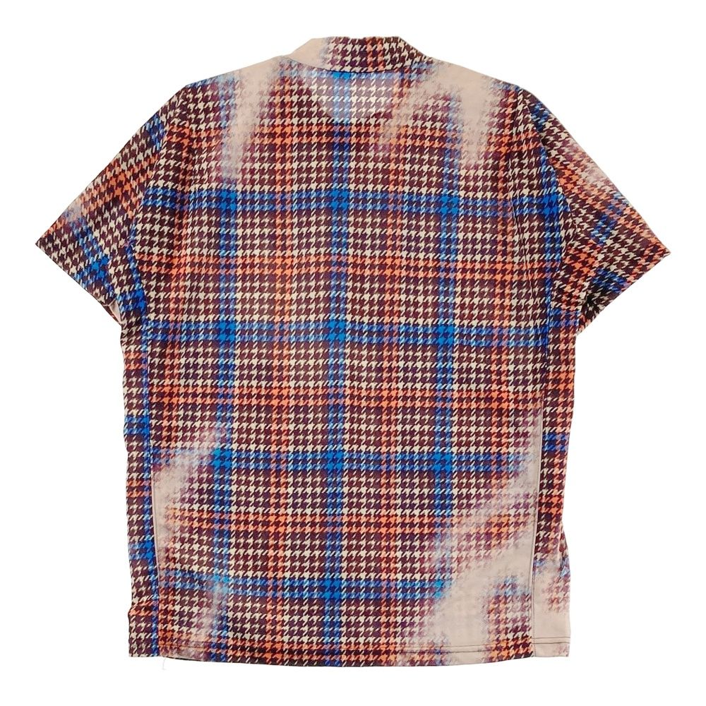 サイズ S BEAMS GOLF ビームスゴルフ × Merph 2025年モデル ハイネック半袖Tシャツ グレンチェック柄 ブラウン系 240101547982 ゴルフウェア メンズ ストスト