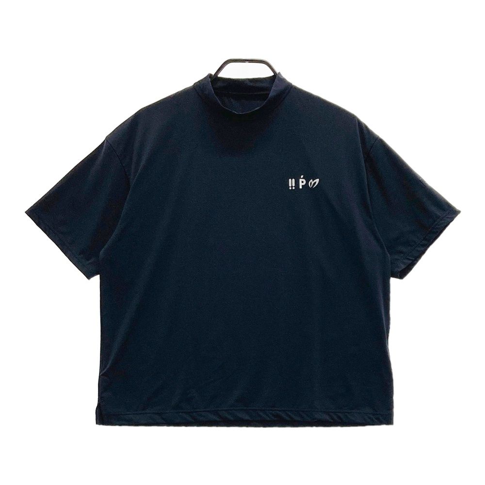 サイズ 1 PEARLY GATES パーリーゲイツ 2025年 ×MASTER BUNNY EDITION Jack Bunny UNITED EDITION モックネック半袖Tシャツ ネイビー系 240101548758 ストスト