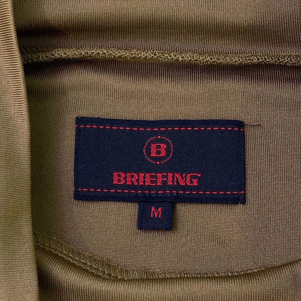 サイズ M BRIEFING GOLF ブリーフィング ハイネック 半袖Tシャツ カーキ系 240101550184 ゴルフウェア メンズ ストスト LLC-HASEGAWATOSO_COM