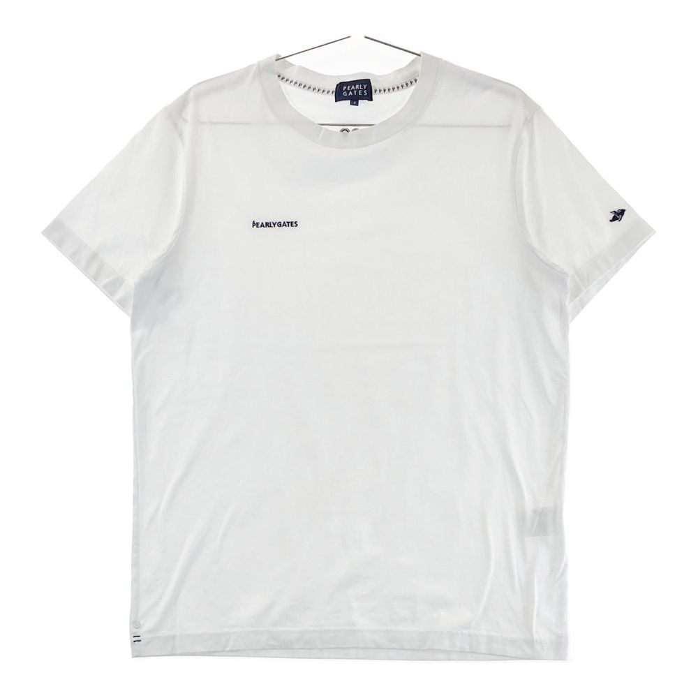 サイズ 4 PEARLY GATES パーリーゲイツ 半袖Tシャツ ホワイト系 240101550188 ゴルフウェア メンズ ストスト