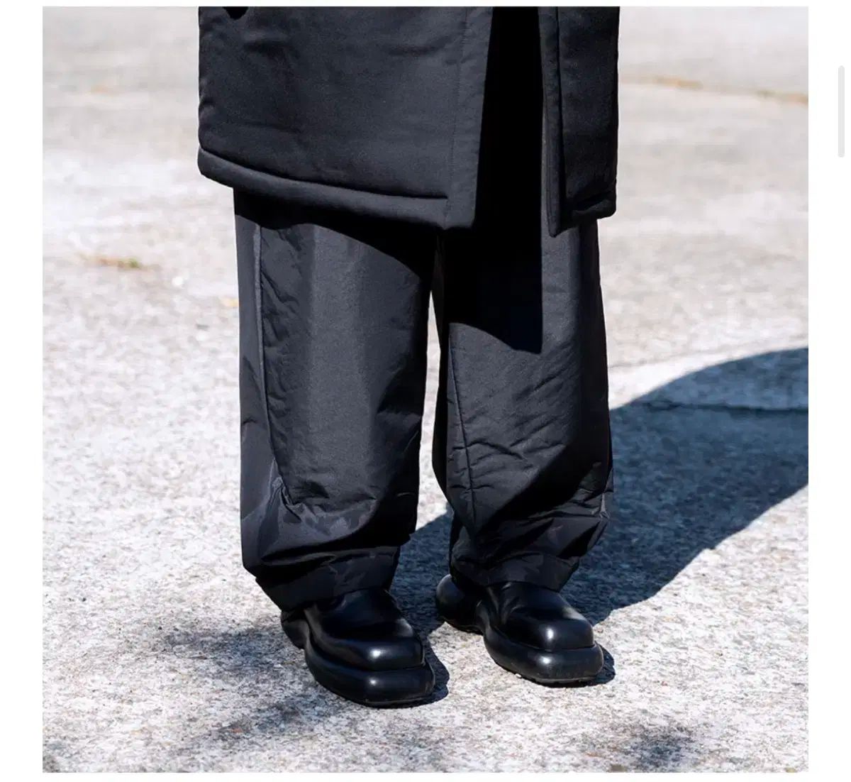 ユノイア eunoia Balloon Padding Pants ブラック Mサイ