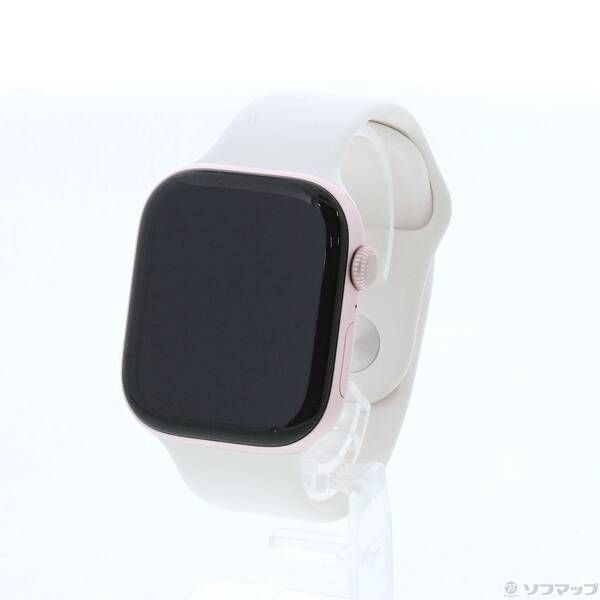 〔展示品〕 Apple Watch Series 10 GPS 46mm ローズゴールドアルミニウムケース ライトブラッシュスポーツバンド 269