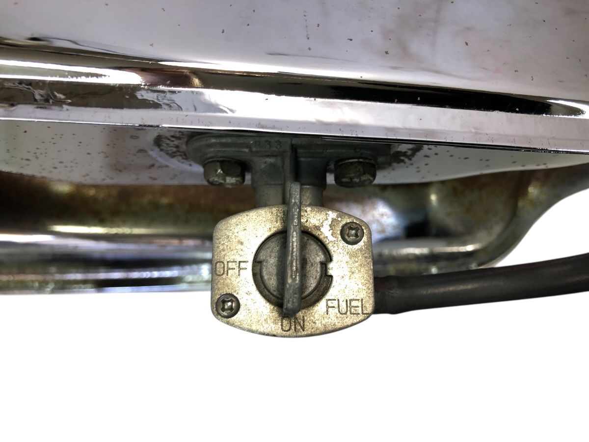 バンバン200 NH41A 車 メッキ ガソリンタンク 燃料タンク キャップ コック付 目 組み換え TOS-M7049 BRIGHTFACE_UK