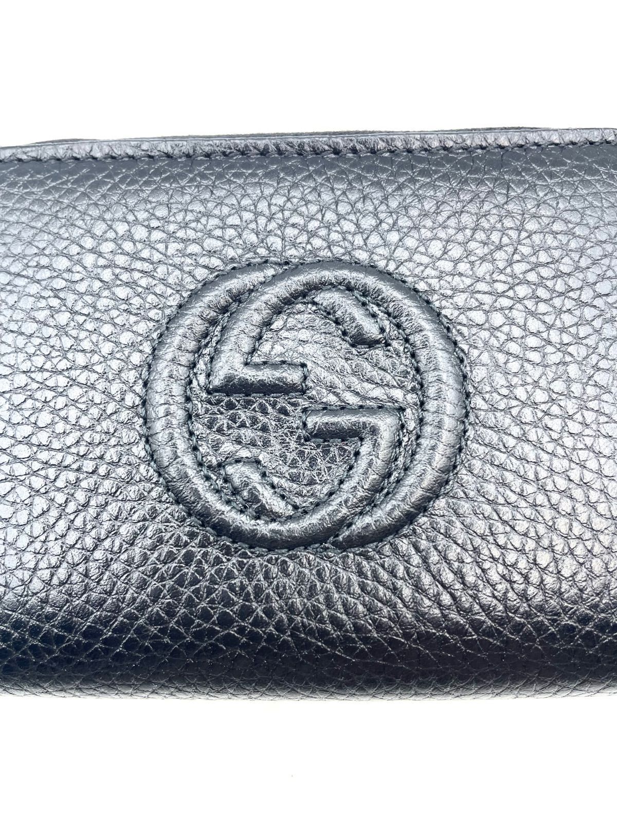 鑑定済み】正規品 グッチ GUCCI ソーホー インターロッキングG