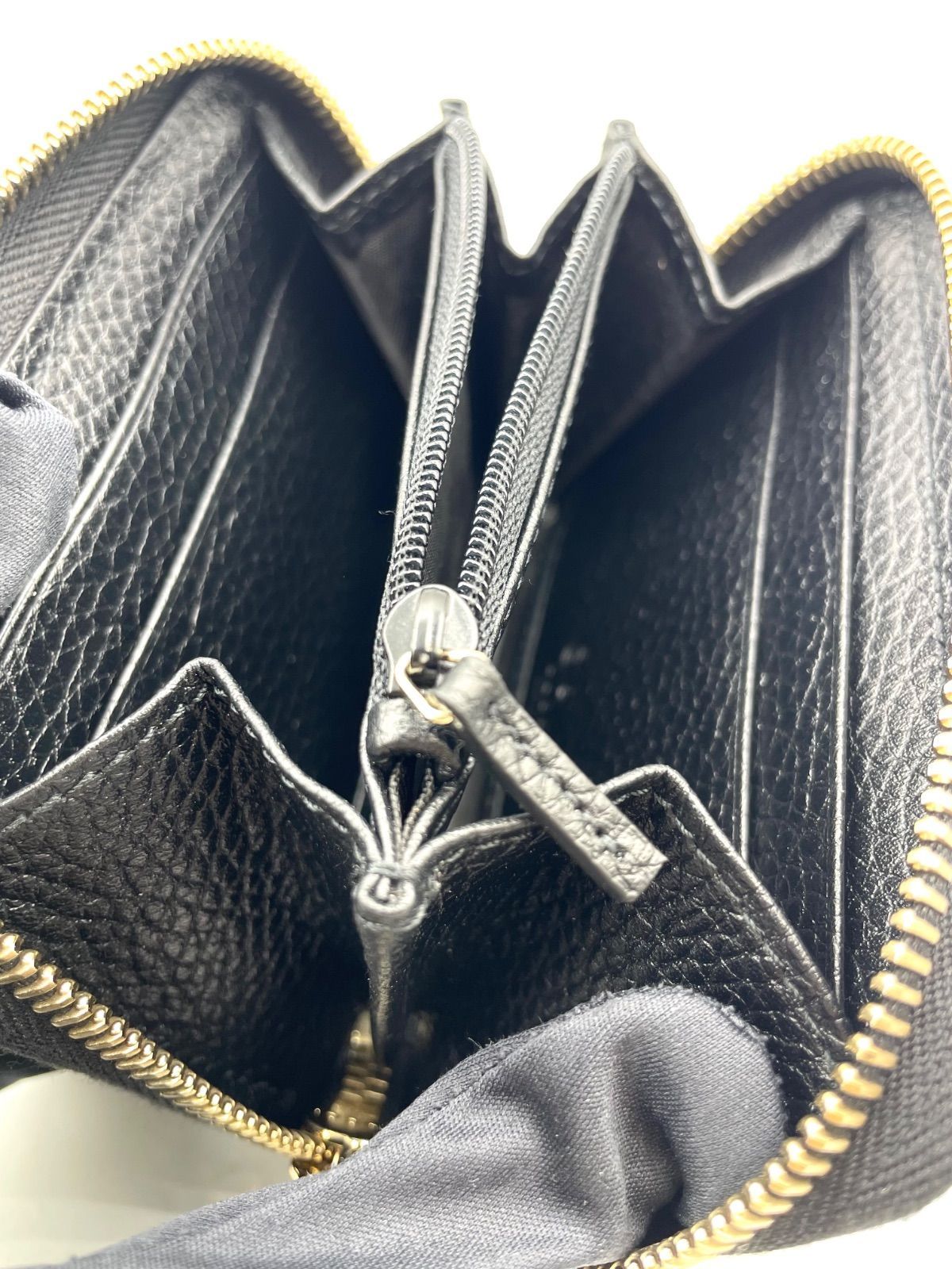 Gucci ソーホー インターロッキングG スタッズ コンパクトウォレット 鑑定済み】正規品 グッチ GUCCI ソーホー インターロッキングG