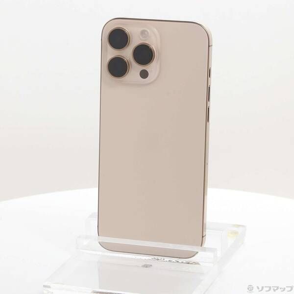 〔 品〕 iPhone16 Pro Max 256GB デザートチタニウム MYWJ3J A SIMフリー 348