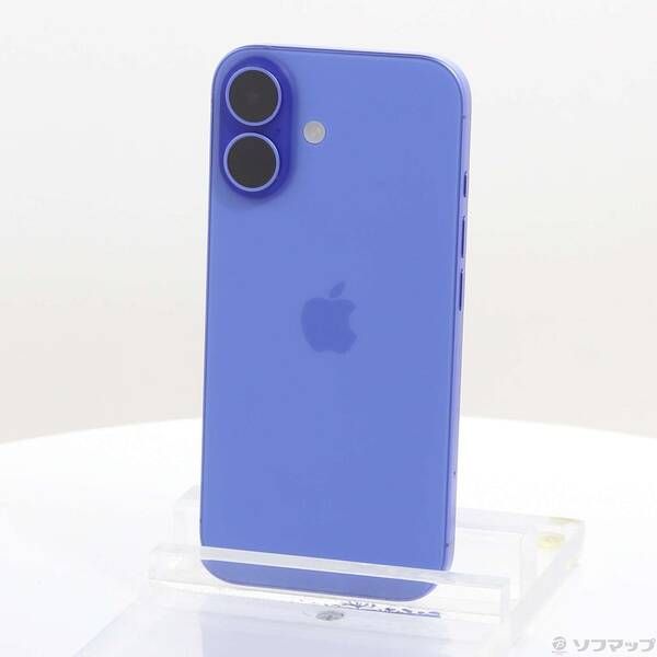 〔 品〕 iPhone16 128GB ウルトラマリン MYDU3J A SIMフリー 348
