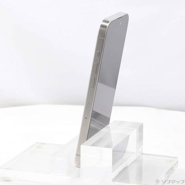 〔 品〕 iPhone15 Pro 128GB ホワイトチタニウム MTU83J A SIMフリー 198