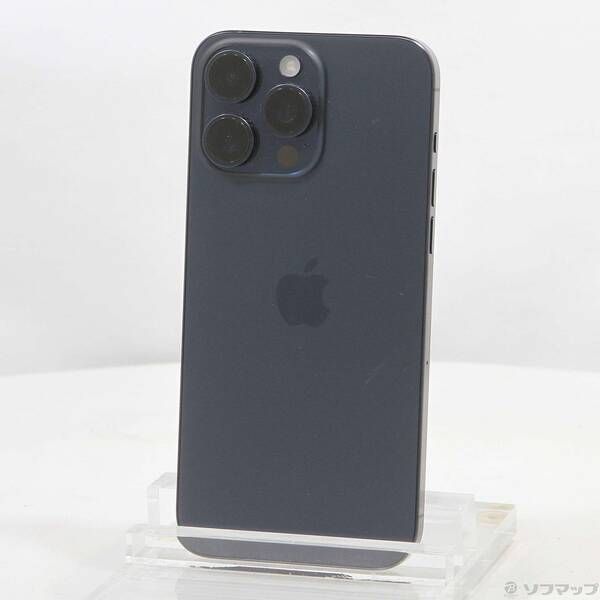 〔 品〕 iPhone15 Pro Max 256GB ブルーチタニウム MU6T3J A SIMフリー 348