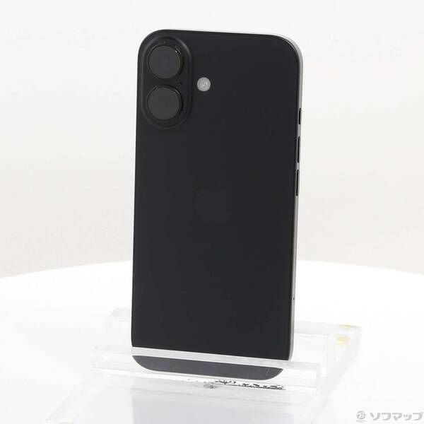 〔 品〕 iPhone16 128GB ブラック MYDQ3J A SIMフリー 348