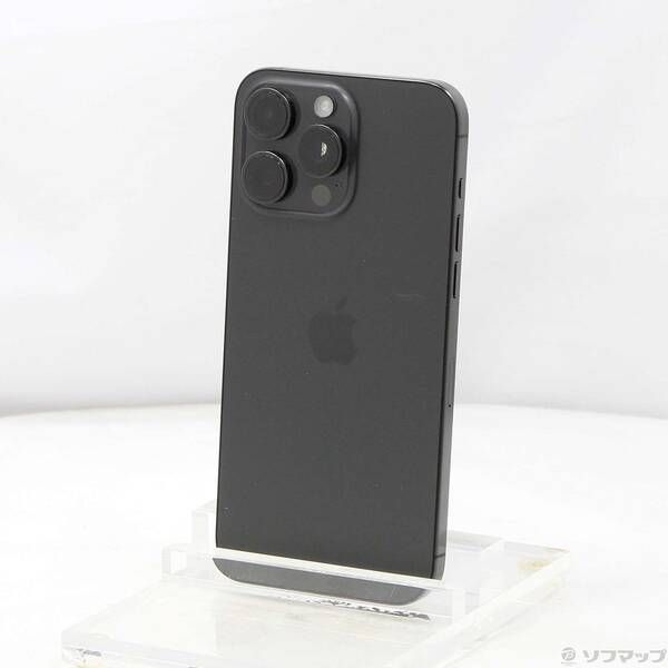 〔 品〕 iPhone 15 Pro Max 256 GB ブラックチタニウム MU 6 P 3 J A SIMフリー 247