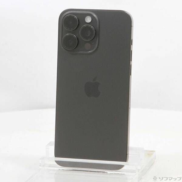 〔 品〕 iPhone15 Pro Max 256GB ブラックチタニウム MU6P3J A SIMフリー 348